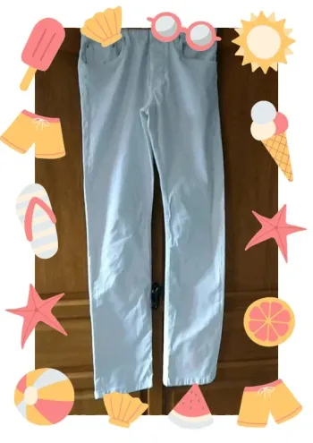 Pantalons jeans blanc Kaporal