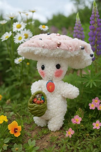 Peluche champignon