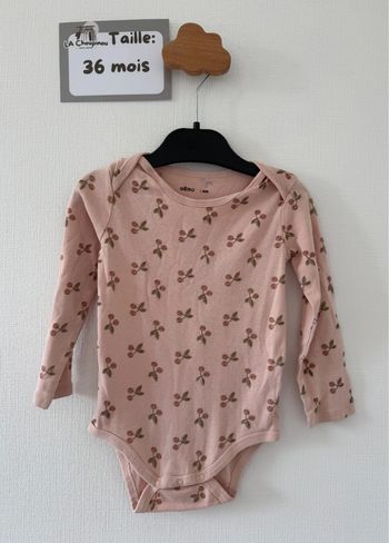 Body manches longues - taille 36 mois 🌸