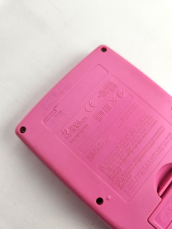 Calculatrice graphique Texas Instruments TI-83 Plus - Édition rose - photo numéro 7