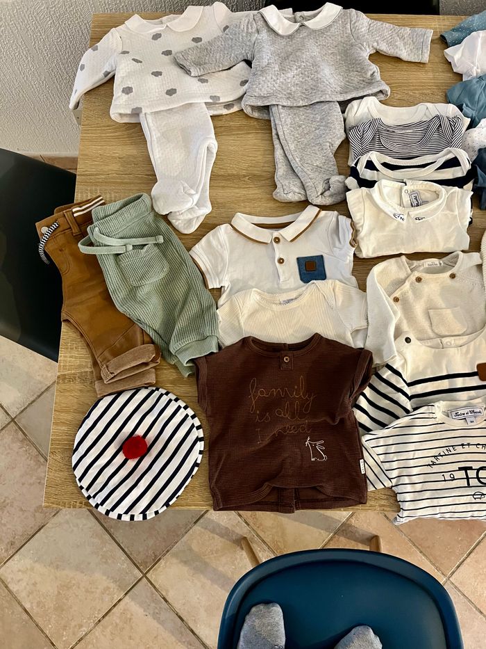 Lot de vêtements bébé 3 mois - photo numéro 2