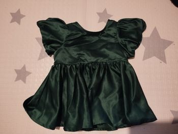 Robe mariage ou événement verte - 0/3 mois