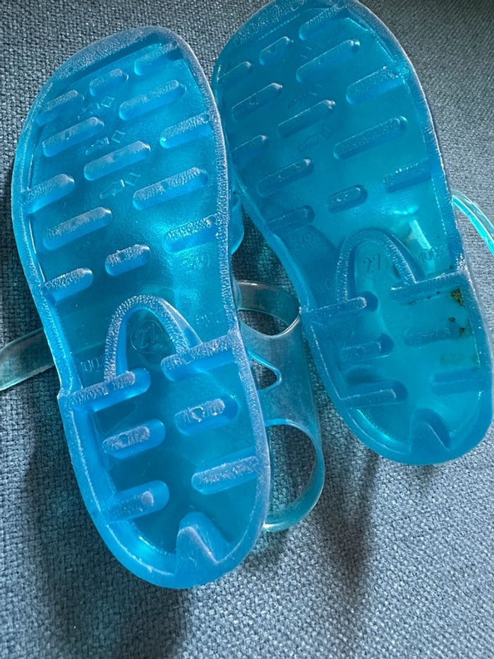 Sandales méduses plage eau rochers bleu 27 - photo numéro 3
