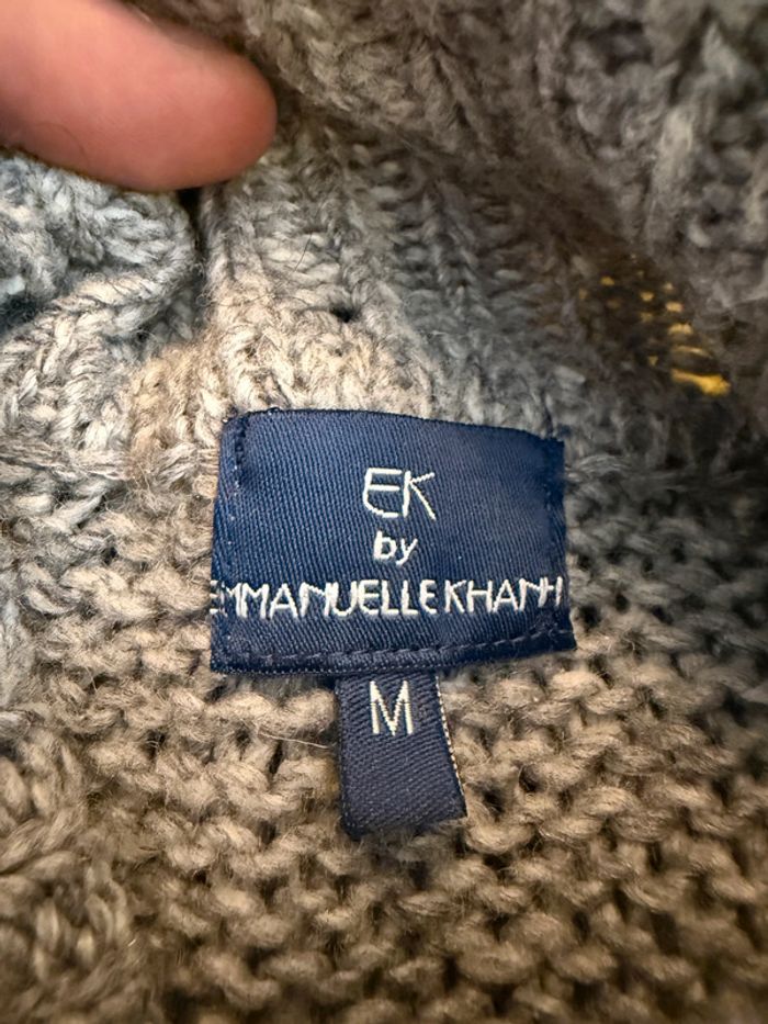 Pull à col roulé gris Emmanuelle Khanh Taille M - photo numéro 4