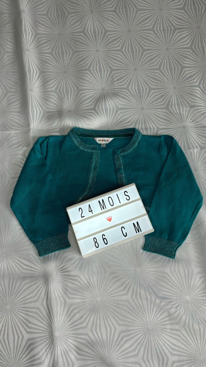 Gilet boléro fille 24mois 86cm