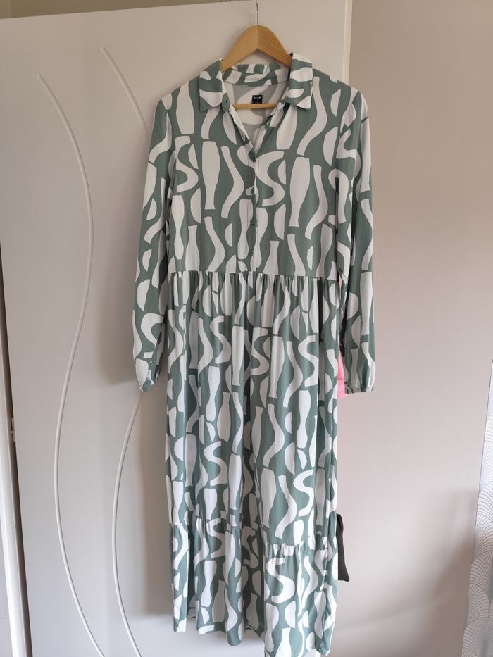 Robe longue chemisier Kiabi