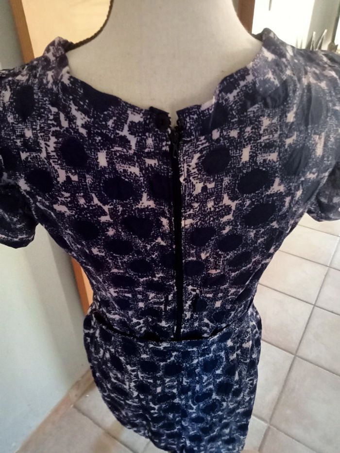 Robe vintage bleu/ blanc - photo numéro 4