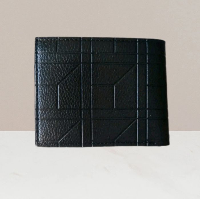 Porte-monnaie noir à carreaux kingdushi - photo numéro 3