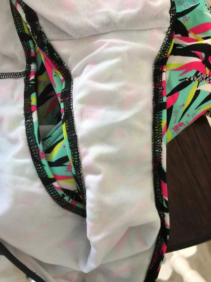 Sublime bikini olaian taille 46 95 D fR motifs feuilles multicolores très bon état - photo numéro 18