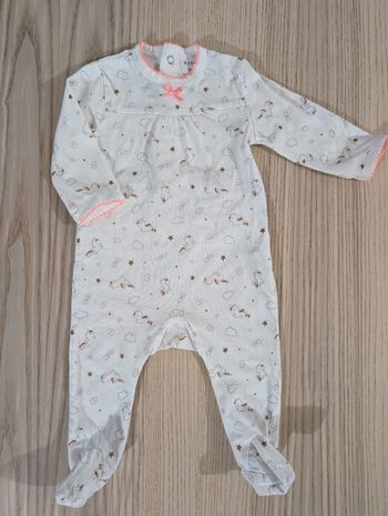 Pyjama bébé licorne