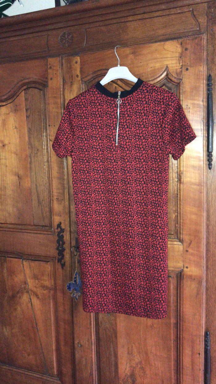 Jennyfer robe rouge et noir neuve taille M - photo numéro 3