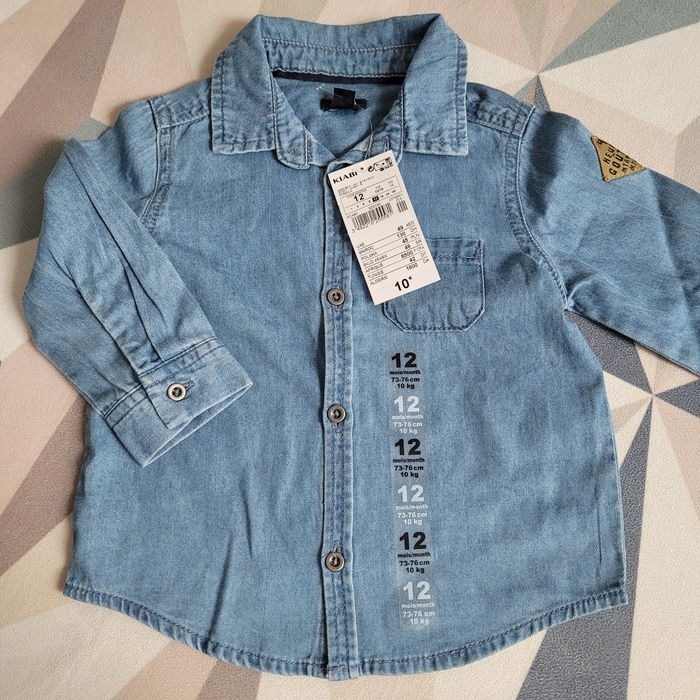 Chemise jean Kiabi 12m