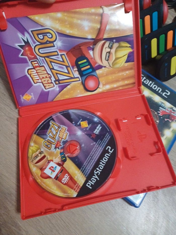 Lot Jeux Buzz + Buzzer Playstation 2 (PS2) - photo numéro 3