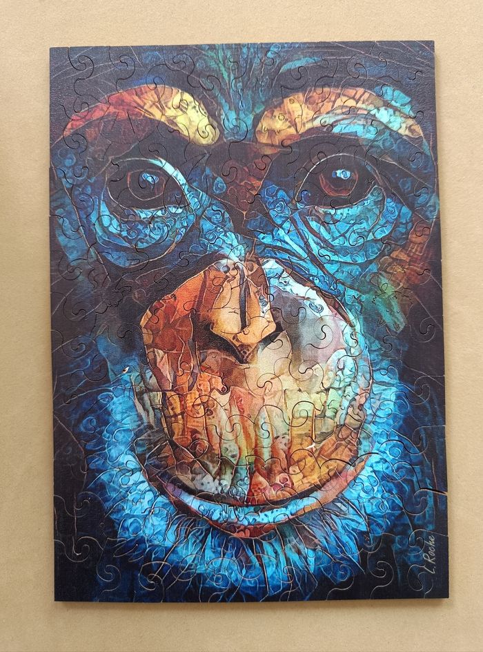Puzzle en bois singe QuordlePuzzles ju - photo numéro 3