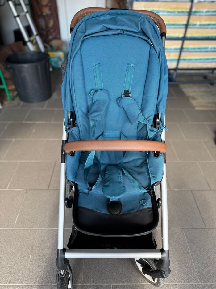 Poussette talos s - cybex bleu - très bon état - photo numéro 2