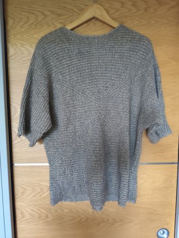 Pull taupe manches 3/4