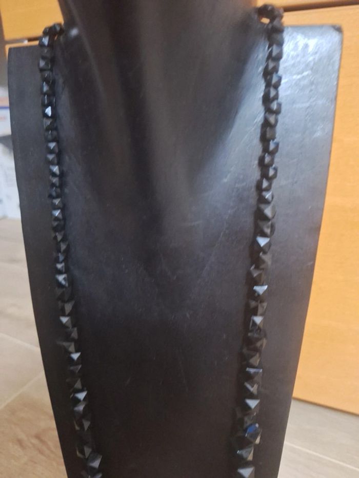 Collier long noir femme - photo numéro 4