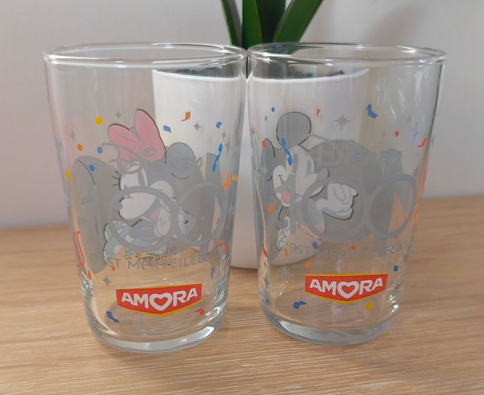 🌿 Verres Mickey Mouse et Minnie Mouse - Disney 100 ans 🌿 - photo numéro 2