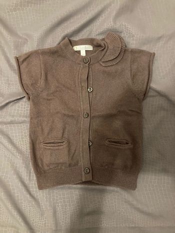 Veste fille manches courtes kitchoun 12 mois