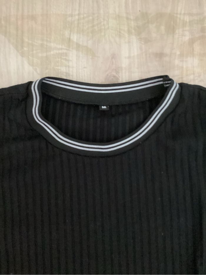 Robe t-shirt noir - photo numéro 3