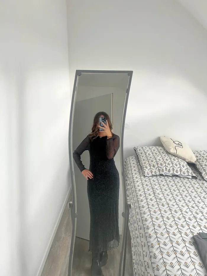 Robe longue à paillettes - Primark - T36