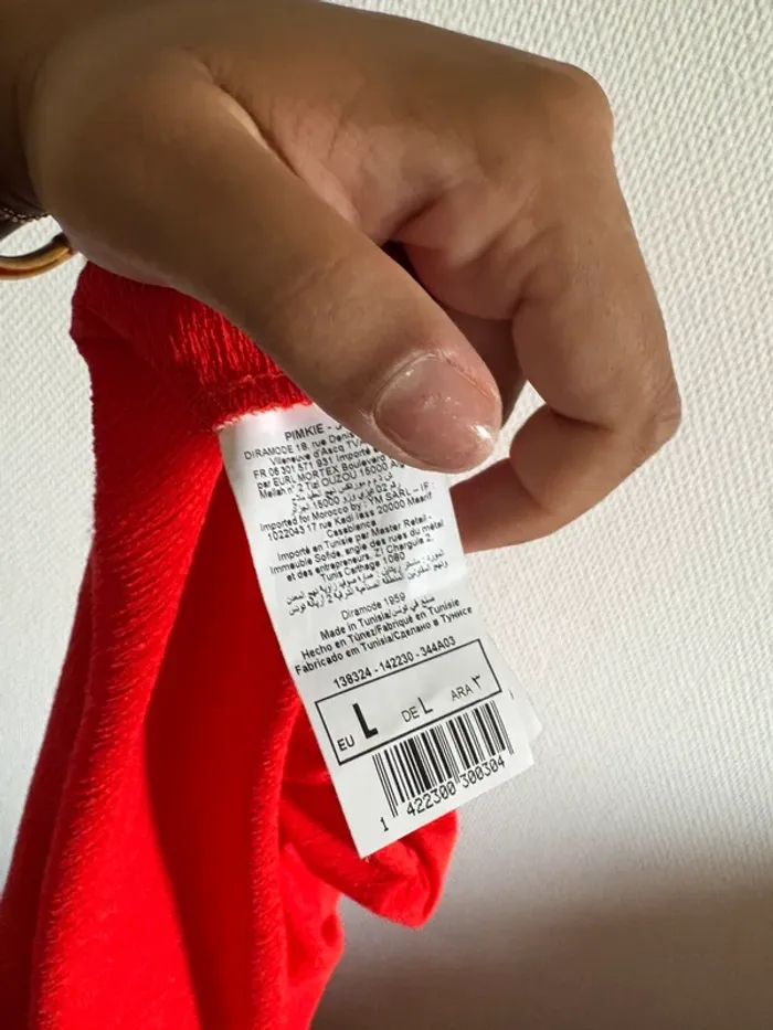 Pantalon fluide rouge - photo numéro 6