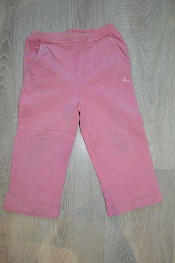 Bas de jogging rose Decathlon 4 ans
