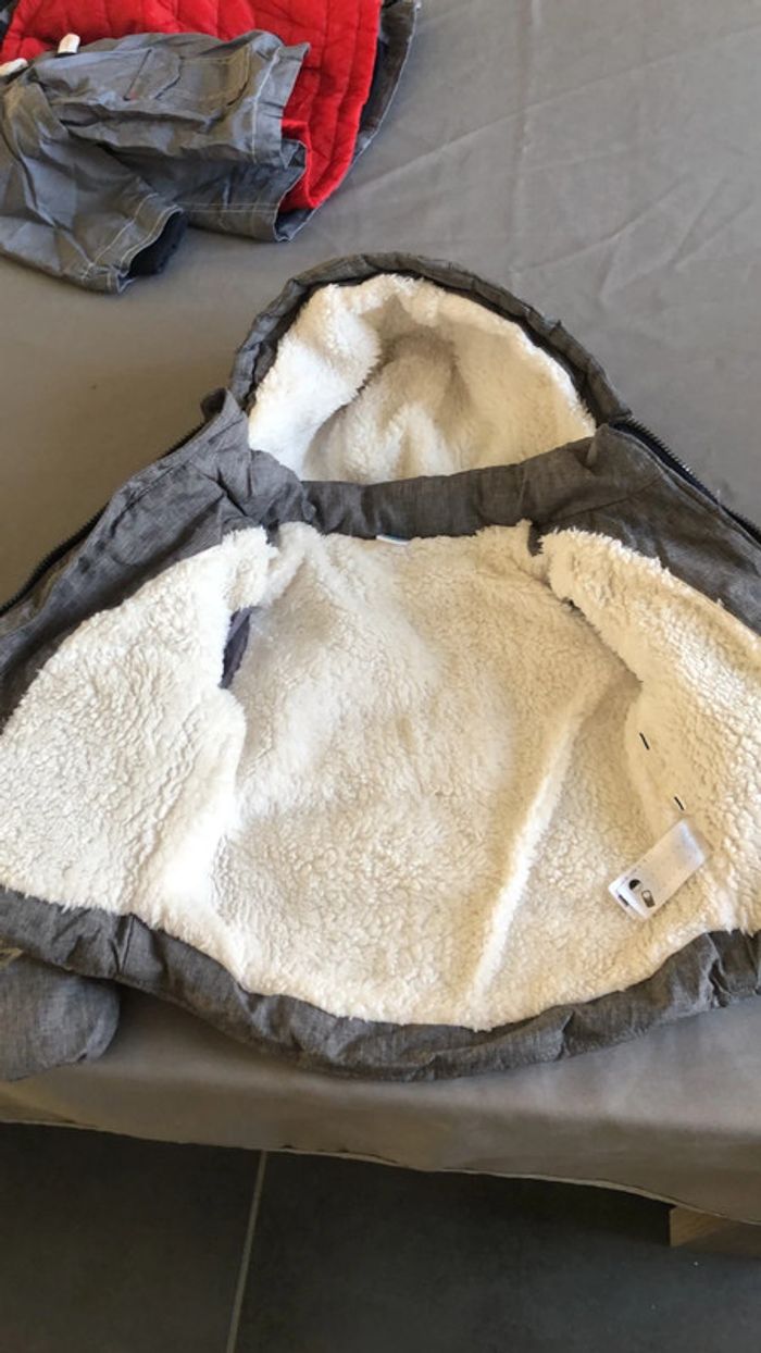 Manteau polaire avec moufle - photo numéro 3