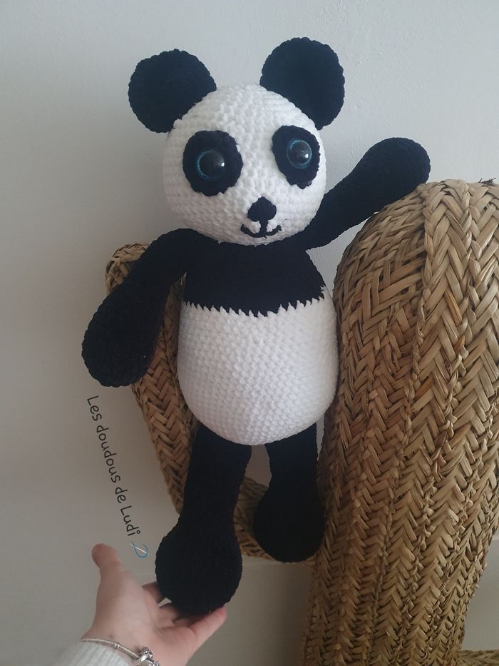 Panda fait main au crochet 🐼 - photo numéro 3