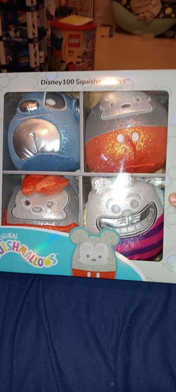 Pack 4 peluches squishmallows disney ne pas prendre relais colis