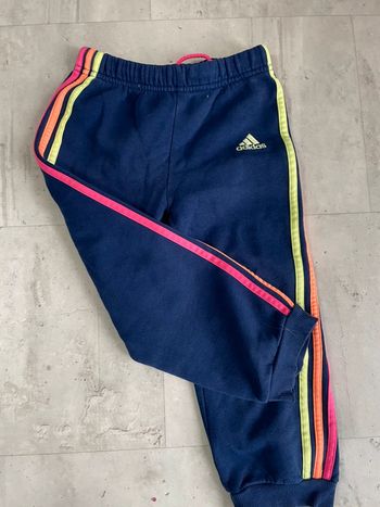 Pantalon Adidas bleu marine fille