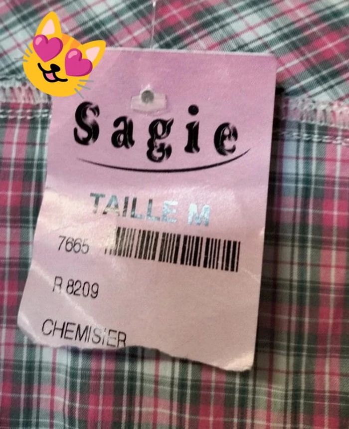 Blouse a carreaux sagie M - photo numéro 2