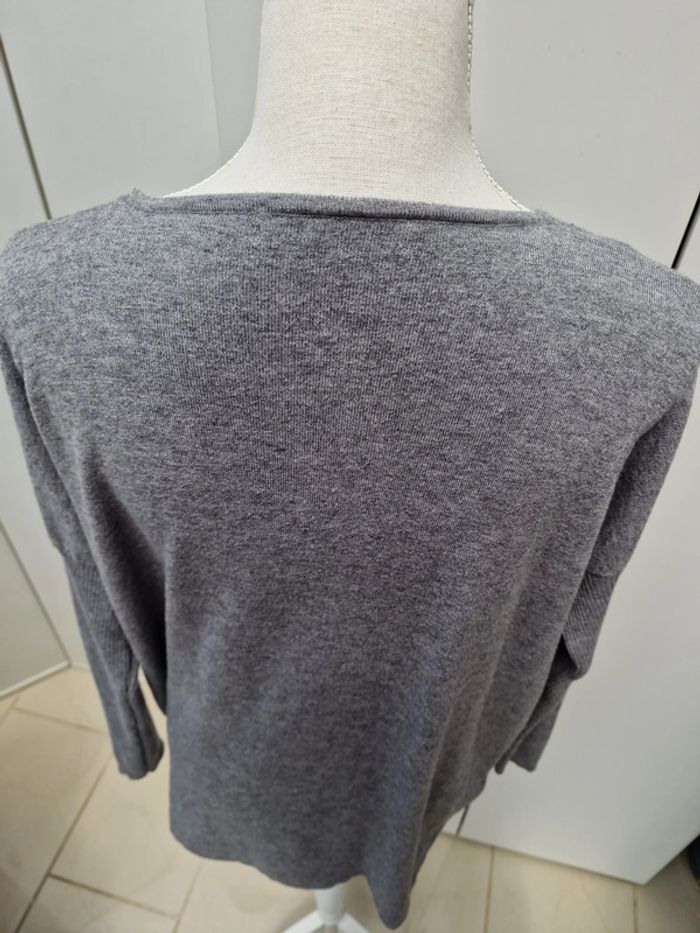 Sweat Gris Imprimé Femme Talon Strass - photo numéro 7