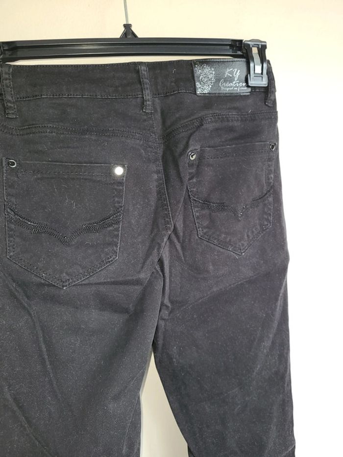 👖Jean noir KY Creation taille XS👖 - photo numéro 3