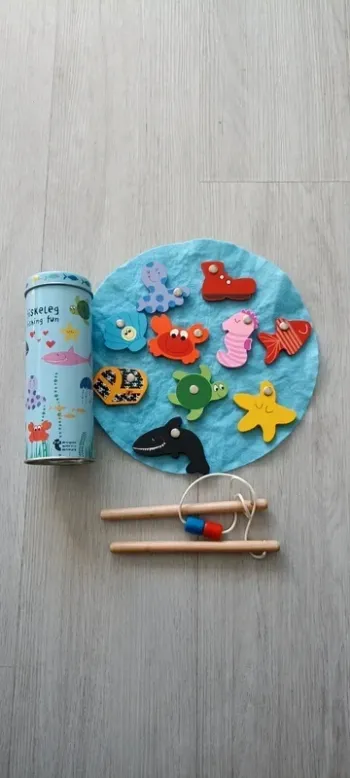 Jeu motricité pêche magnétique