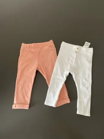 Lot de 2 leggings kiabi 12 mois