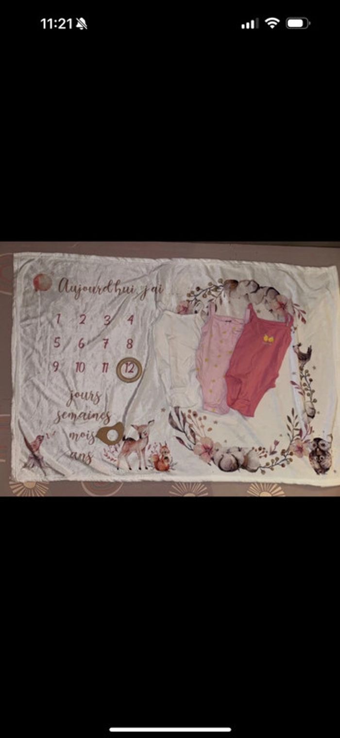 Bodys bretelles 12 mois