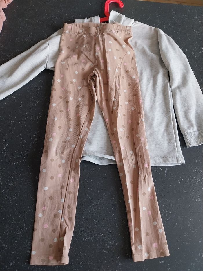 Ensemble legging et sweat 8/9 ans 134 cm h& m - photo numéro 6