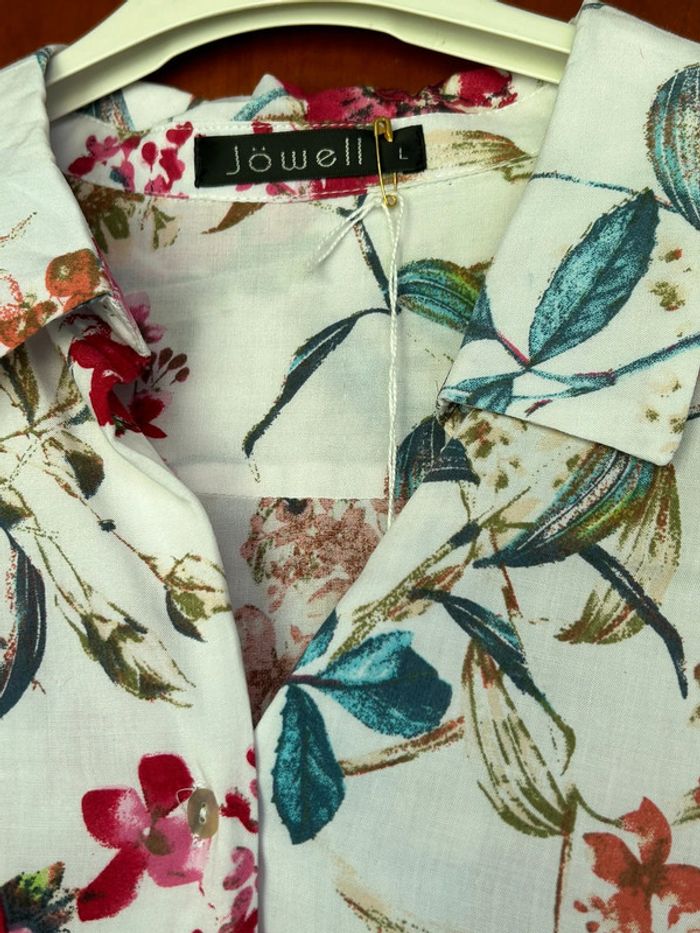 Chemisier fleuri L Jöwell neuf avec étiquette - photo numéro 2