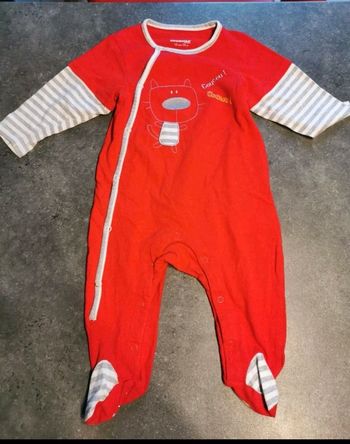 Pyjama été garçon 12 mois. Orchestra.