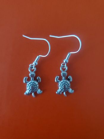 Boucles d'oreille tortue