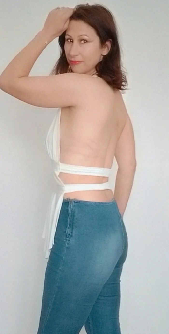 Top dos nu décolleté sexy taille M/L