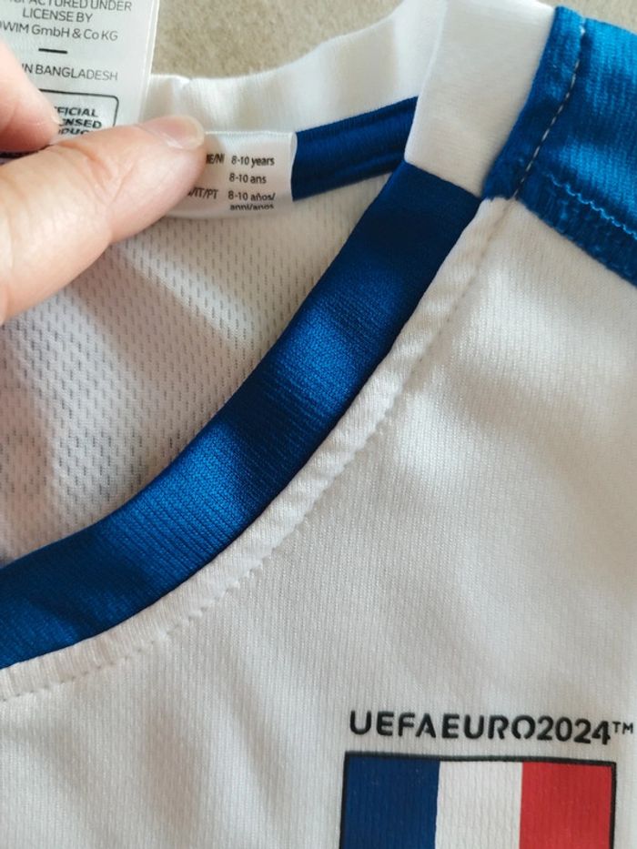 Tee-shirt équipe de France Euro 2024 8-10 ans - photo numéro 3