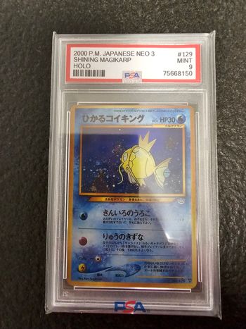 Magicarpe shiny holo - néo 3 - 2000 - Jap - fan