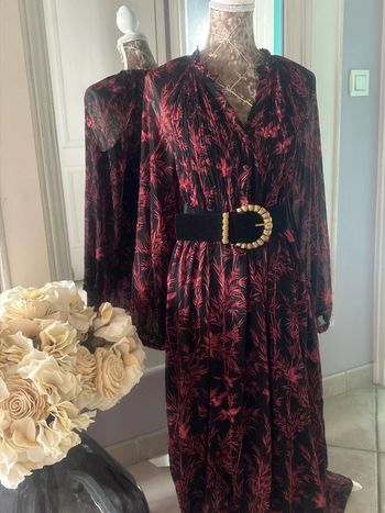 Robe longue Mango S à motifs