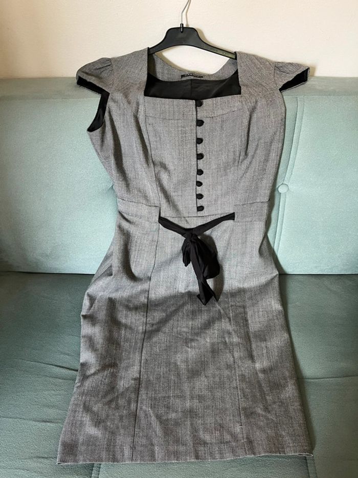 Robe d’été Grise Caroll - photo numéro 8