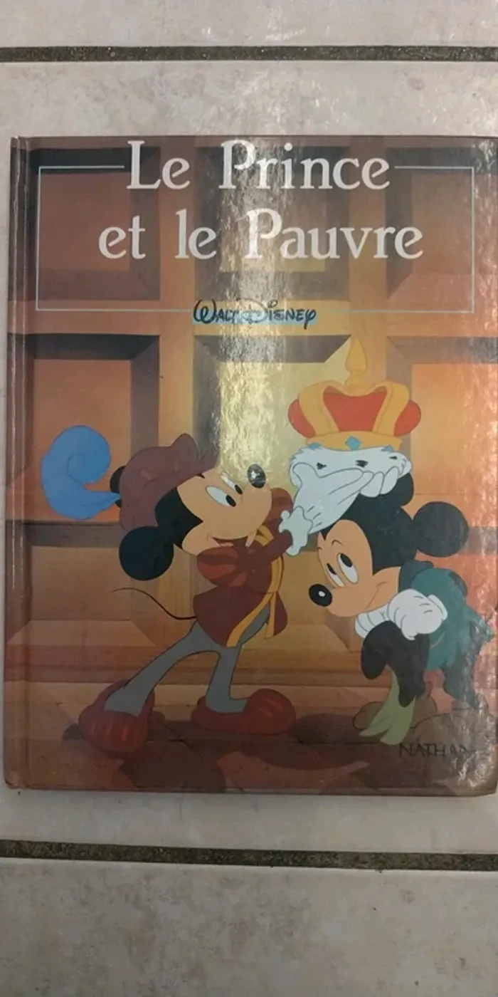 Livre Le Prince et le Pauvre Disney