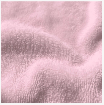 Eponge bambou rose bébé / Micro éponge bambou / Tissu éponge bambou rose bébé / Micro éponge bambou