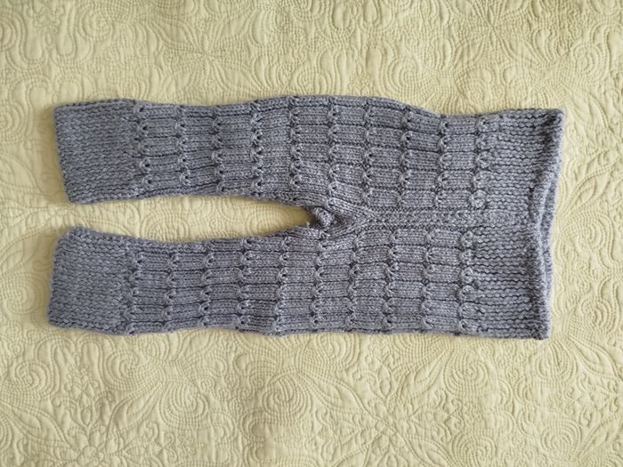 Ensemble laine gris fait main garçon 24 mois - photo numéro 4