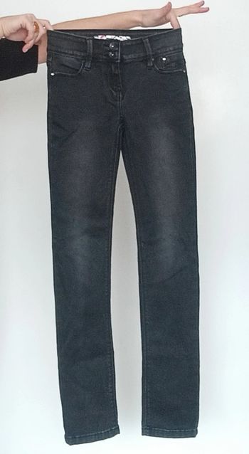 Jean slim skinny noir ado fille 13/14 ans